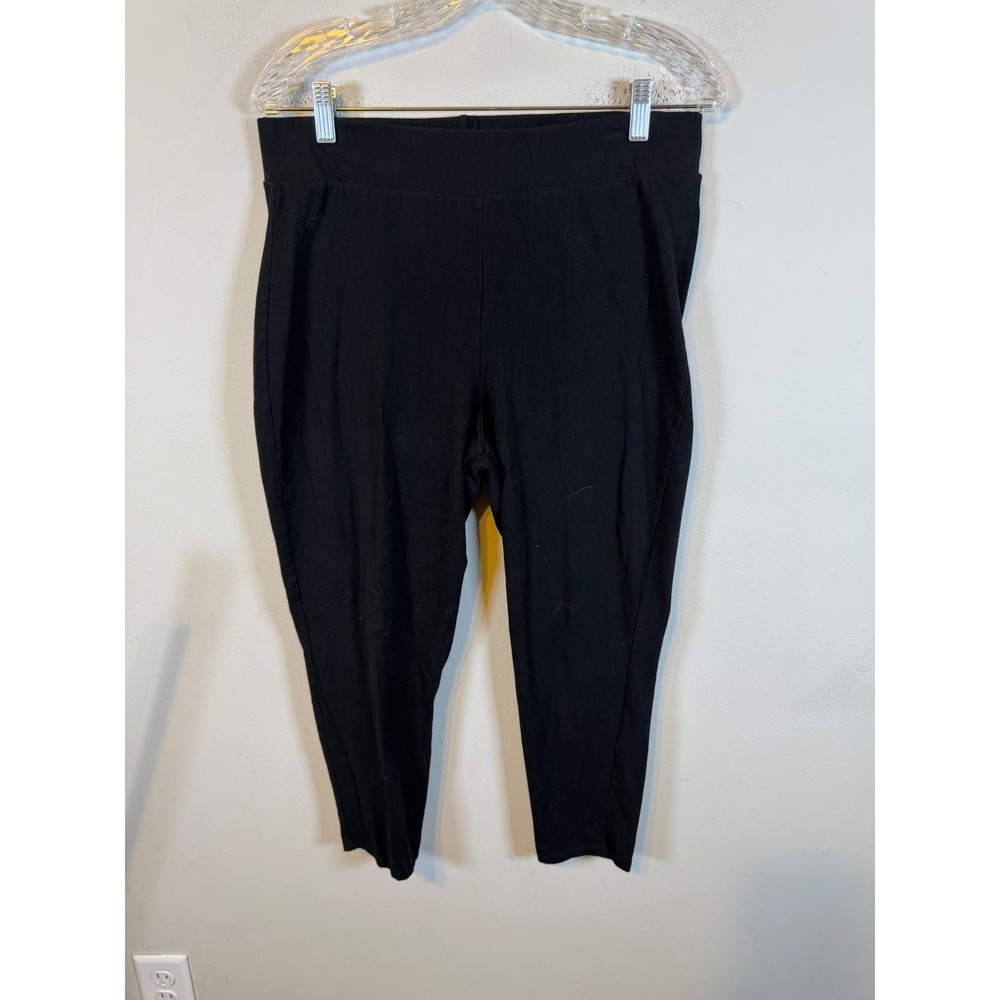 Torrid Womens Leggings Cropped Cotton Spandex Black Size 2